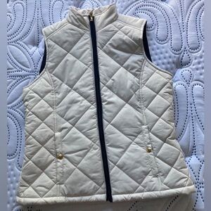 Lauren‎ Ralph Lauren Vest Womens Medium White Creme Quilted